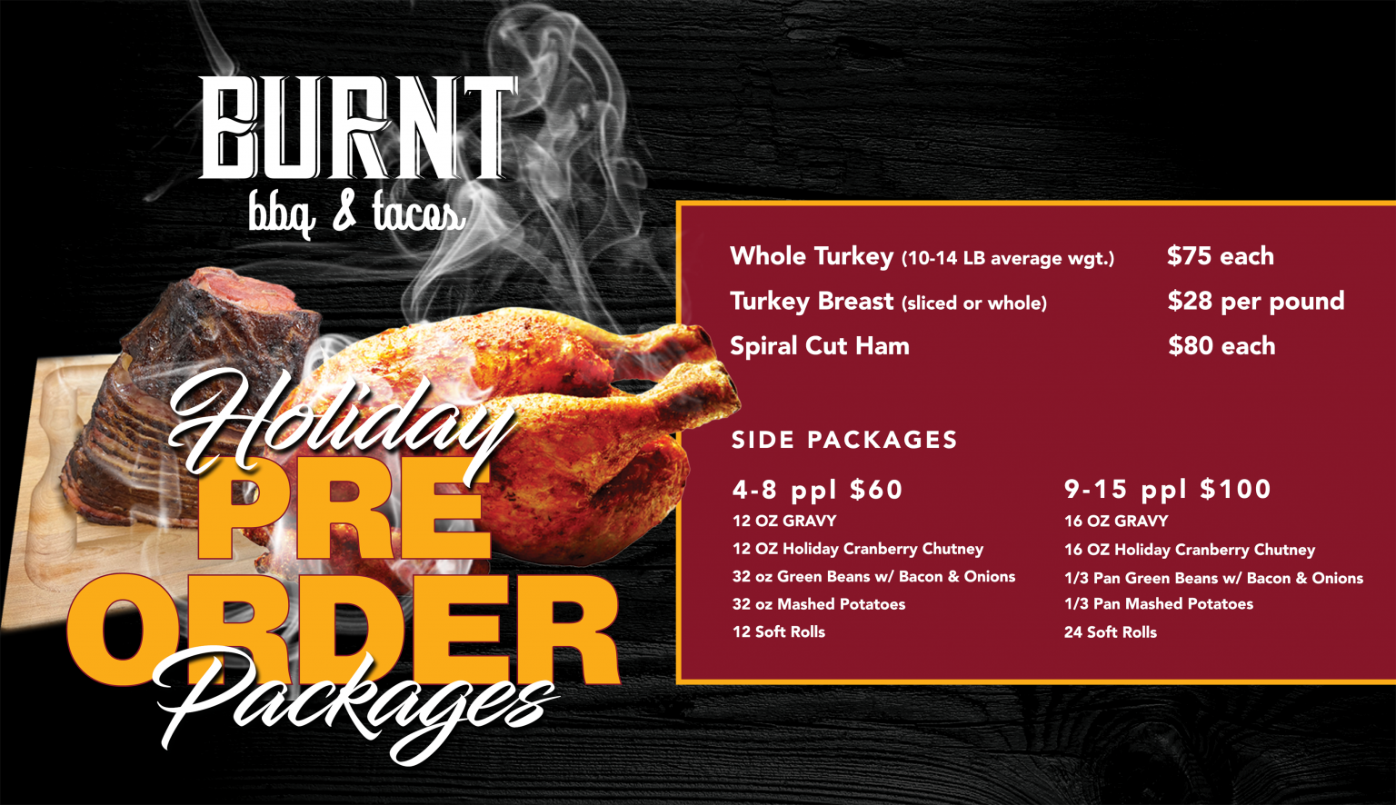 Burnt BBQ & Tacos Catering